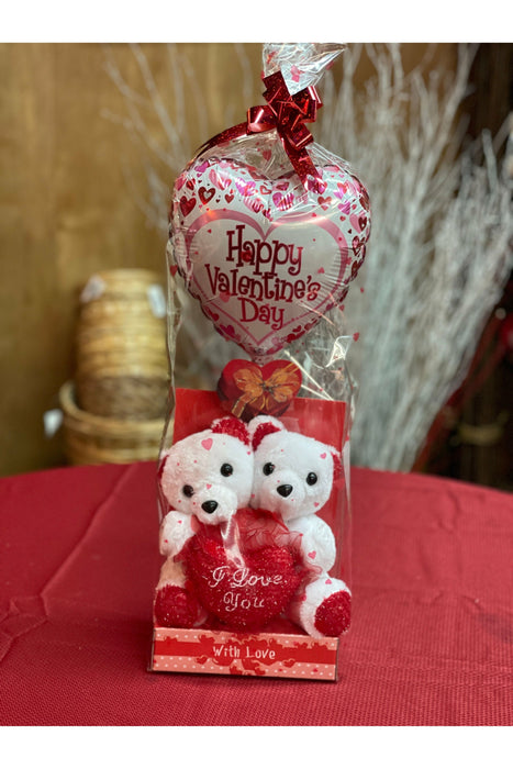 Small Bear Bagged With ballon