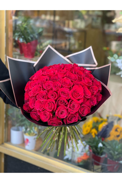 60 Rose bouquet arrangement