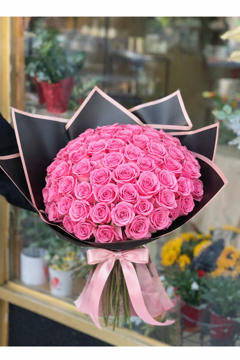60 Red Roses Luxury Bouquet – Premium Rose Arrangement