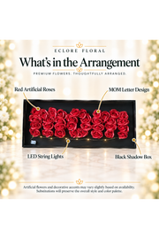 What's in the Arrangement guide for Mother's Day Rose Box