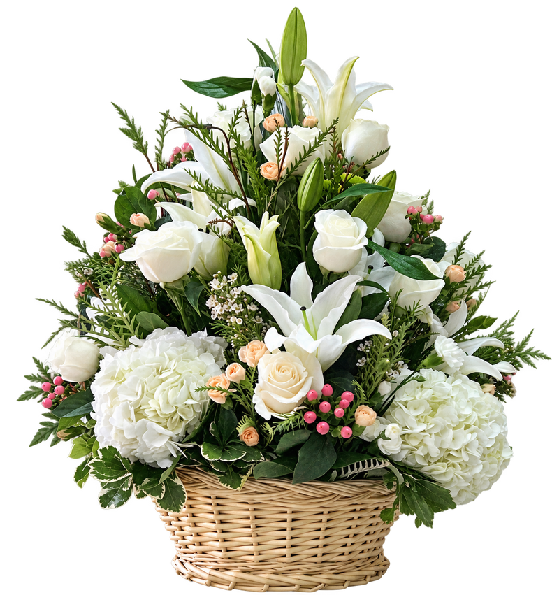 All White Basket