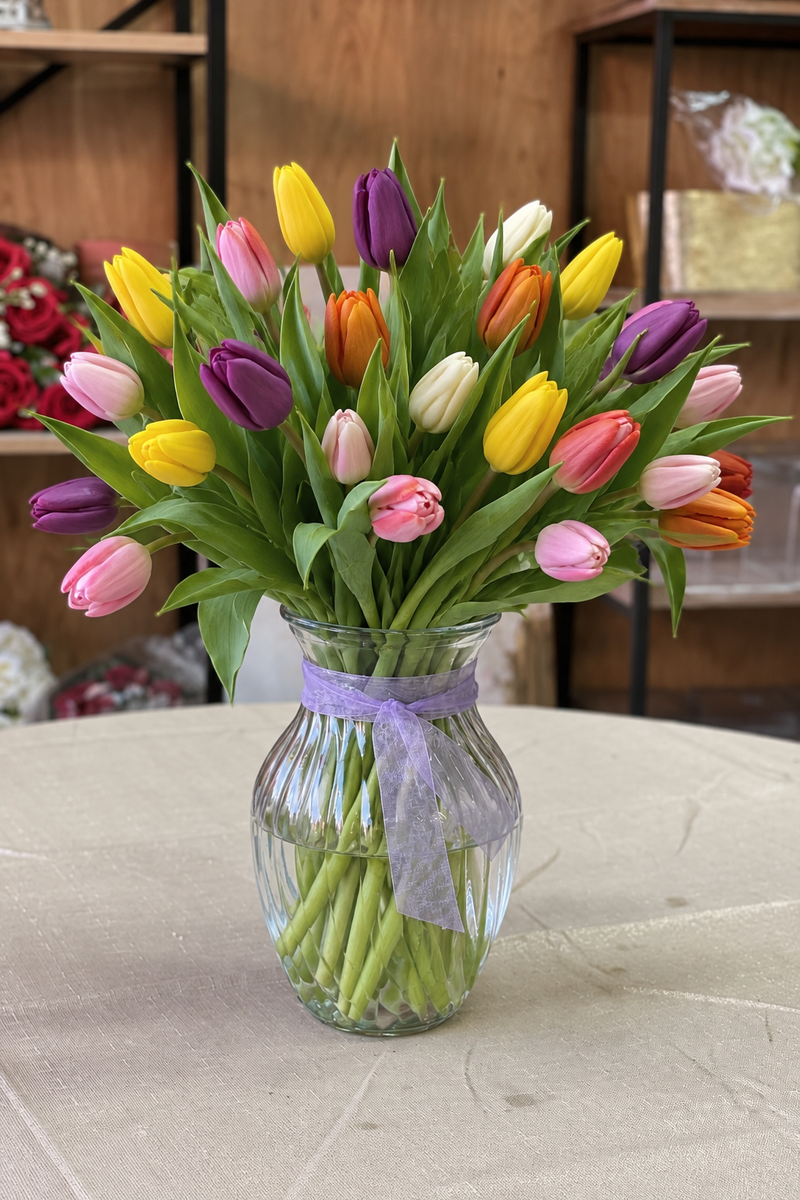 Sunny Tulips