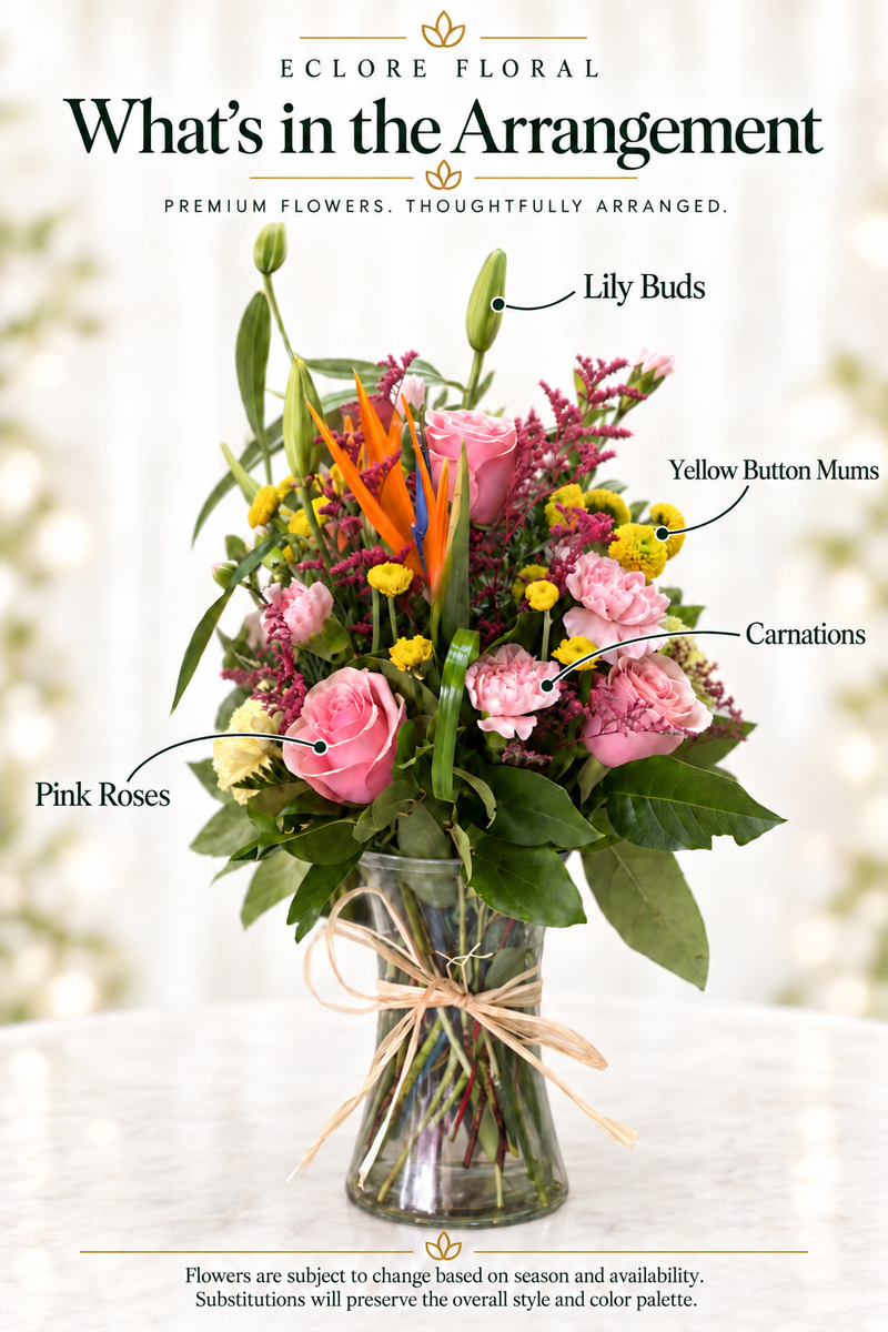 Berry Gum — Eclore Floral flower guide. Flowers are subject to season and availability; substitutions preserve style and color palette.