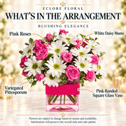 Blushing Elegance flower guide