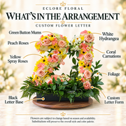 Custom Flower Letter guide