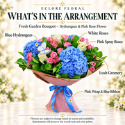 Fresh Garden Bouquet flower guide