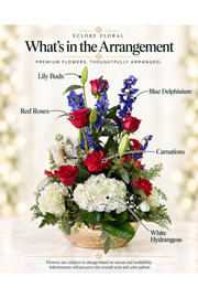 Eclore Floral — What’s in the Arrangement: Golden Spray. Flowers may vary with season and availability.