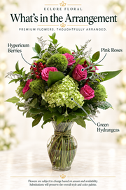Eclore Floral — What’s in the Arrangement: Green brew. Flowers may vary with season and availability.