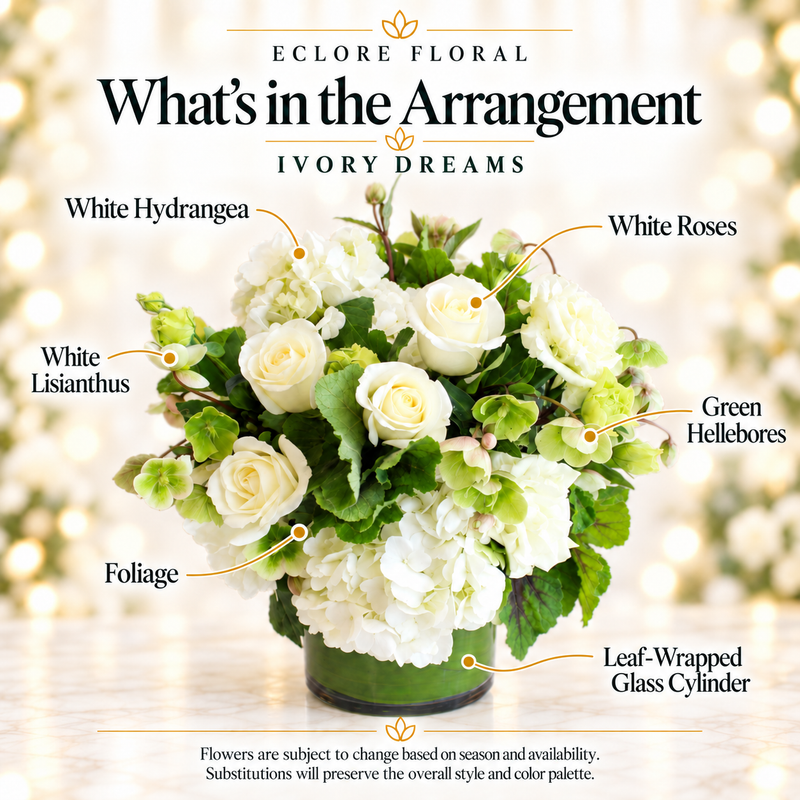 Ivory Dreams flower guide