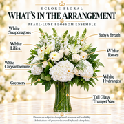 Pearl-Luxe Blossom Ensemble flower guide