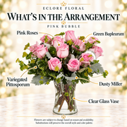 Pink Bubble flower guide