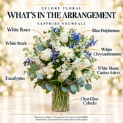 Sapphire Snowfall flower guide