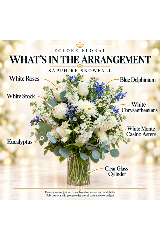 Sapphire Snowfall flower guide