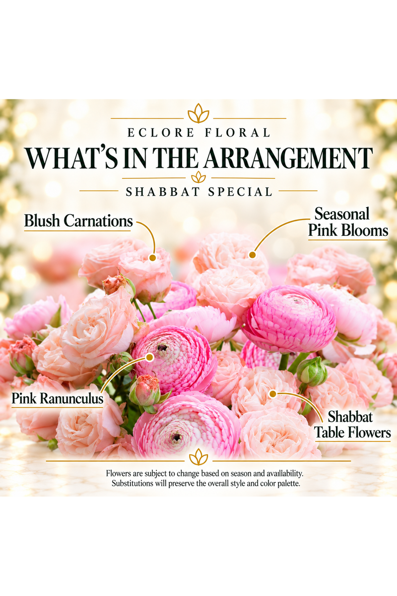 Shabbat Special flower guide