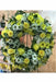 Yellow and White Funeral wreath 