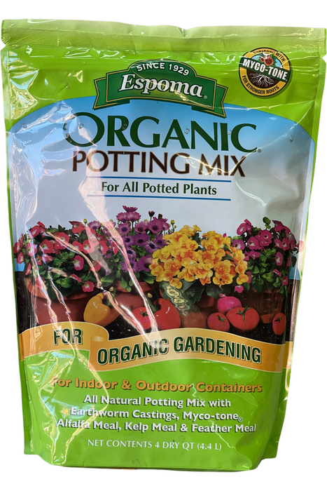 espoma potting mix ingredients Espoma AP4 4-Quart Organic Potting Mix