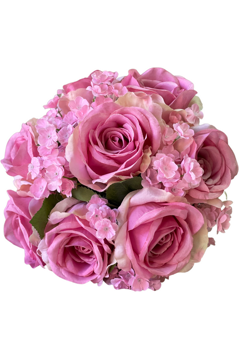Wedding Bridal Bouquet/ Pink & White