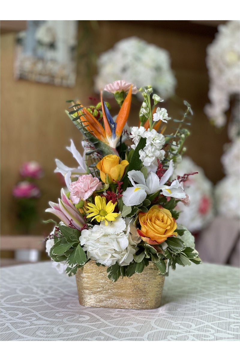 Birds Eye – Tropical Mixed Flower Arrangement