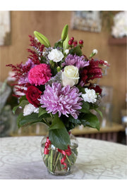 Purple Blush flower arrangement