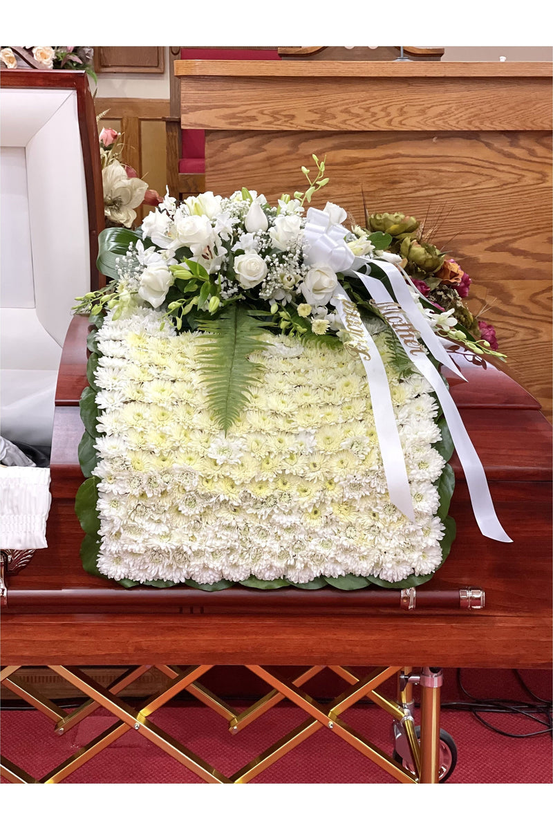 Funeral Blanket Casket Spray [CS112]