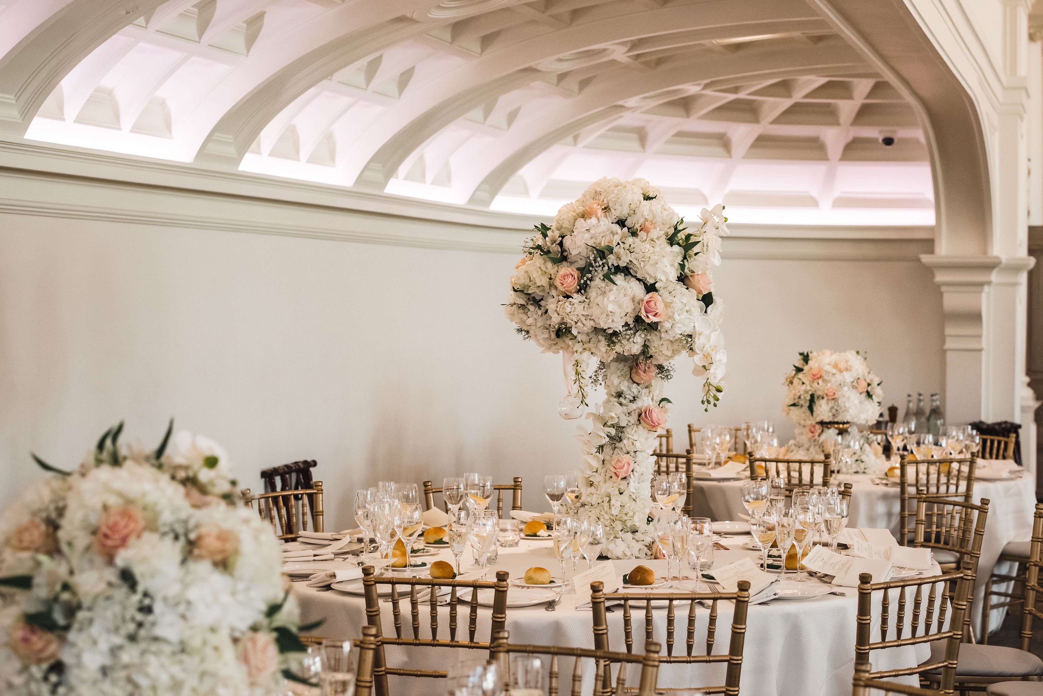 Corporate event floral design by Eclore Floral